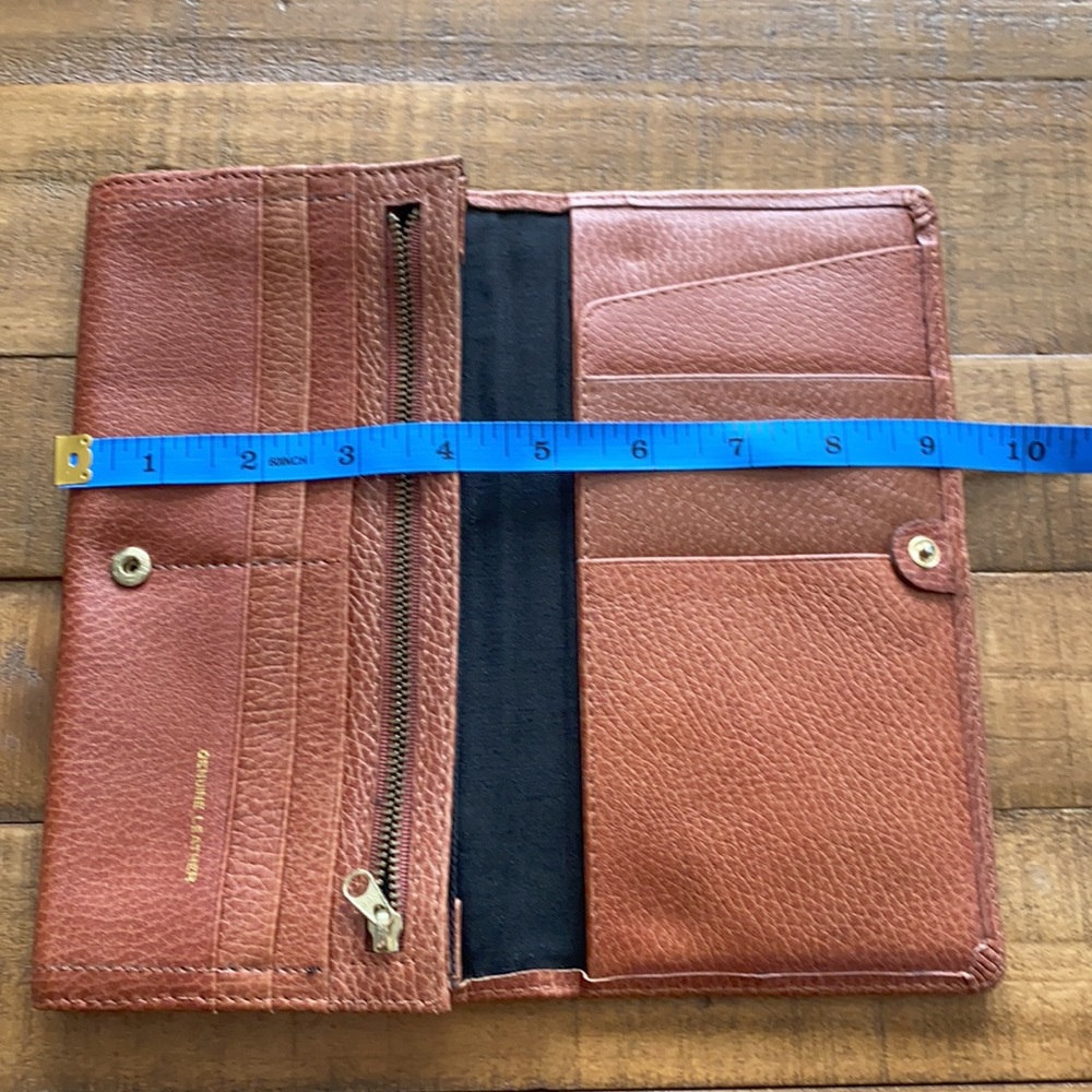 Vintage Leather Anne Klein Clutch Wallet - Picture 11 of 15